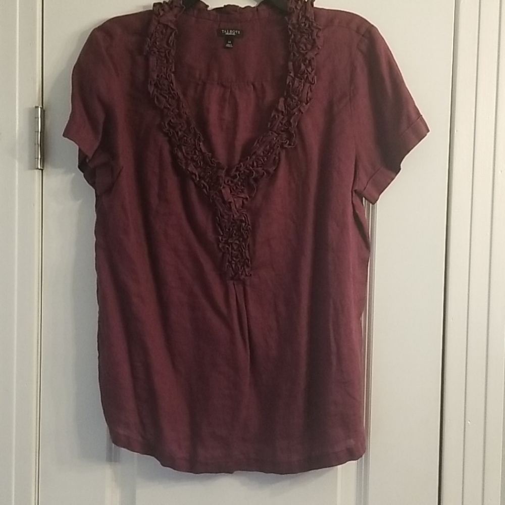 👕 Talbot's Linen Top